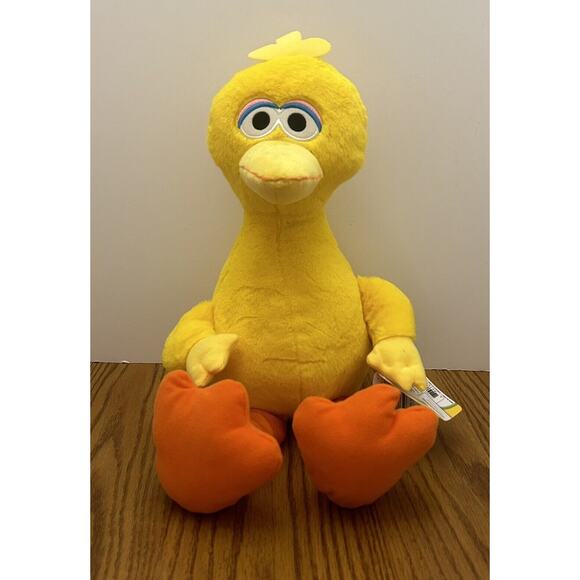 Sesame Street Plush Big Bird Soft Stuffed Animal - 17” Toy Just Play NEW - Picture 1 of 11
